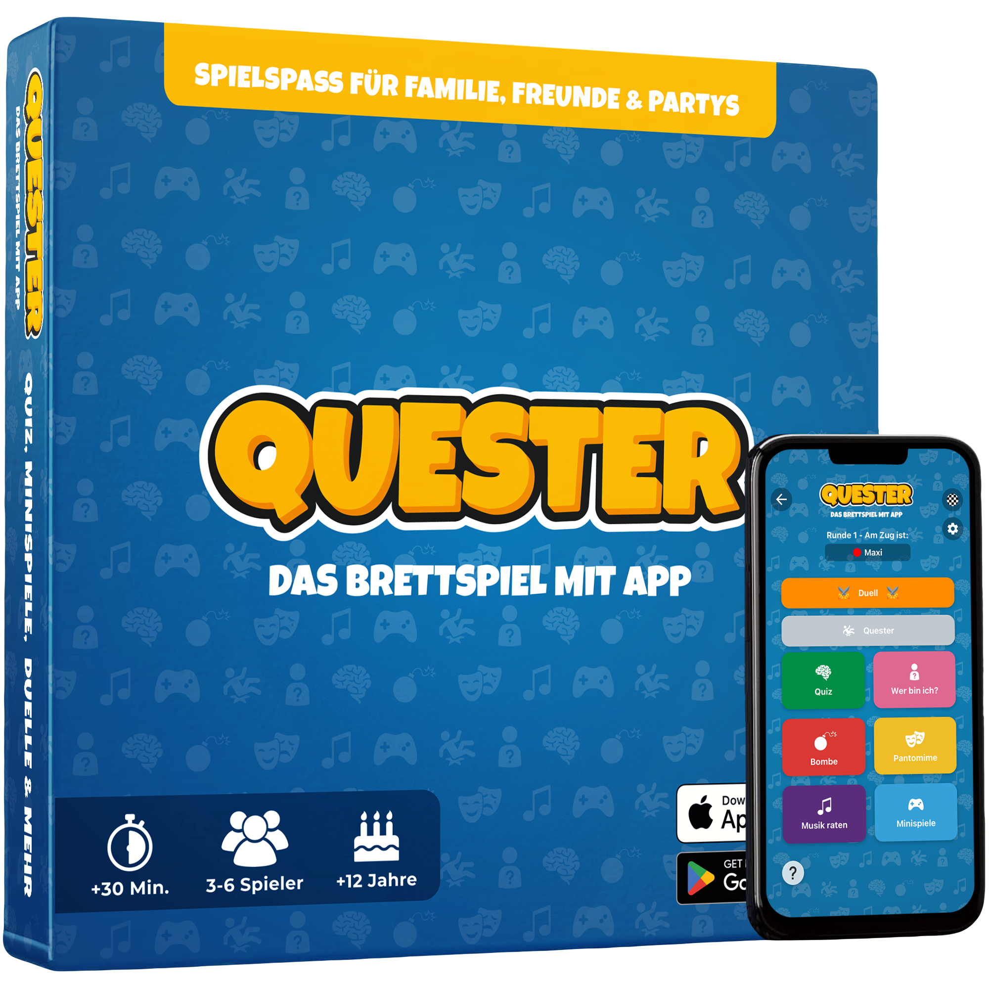 Quester - Das Brettspiel mit App Hauptbild